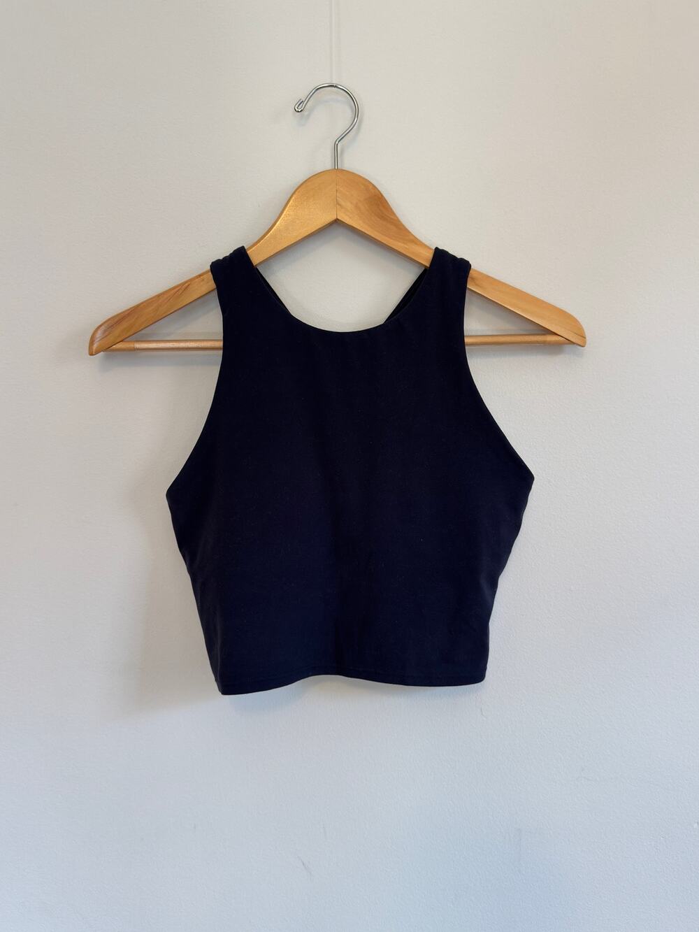 Athleta Women's Tank Top Size S | Navy Halter-Neck